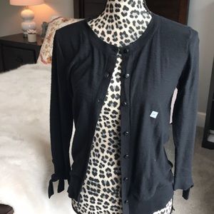 Black cardigan from The Loft outlet